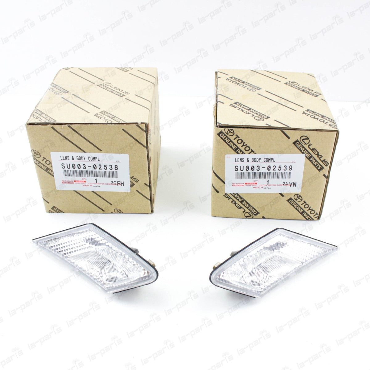 New Genuine Toyota FR-S Subaru BRZ 86 GT86 Clear Side Marker Lenses Set