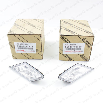 New Genuine Toyota FR-S Subaru BRZ 86 GT86 Clear Side Marker Lenses Set