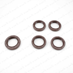NEW GENUINE SUBARU IMPREZA LEGACY BAJA ENGINE CRANK + CAM OIL SEAL SET OF 5