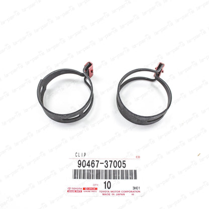 Genuine OEM Toyota 85-08 4Runner Camry RX300 Radiator Outlet Hose Clamp Set of 2