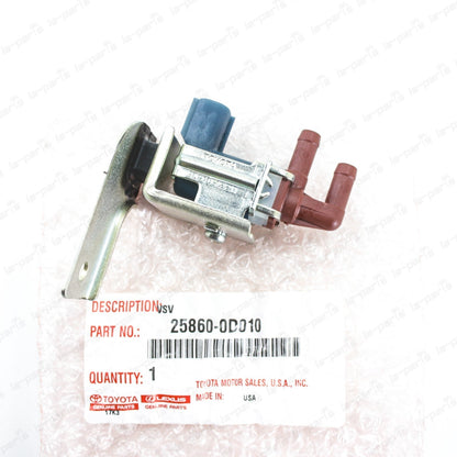 New Genuine OEM Toyota 99-02 Corolla 1ZZFE Vapor Canister Purge Solenoid Valve