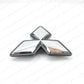 NEW GENUINE MITSUBISHI EVOLUTION 9 EVO IX FRONT EMBLEM  7415A050