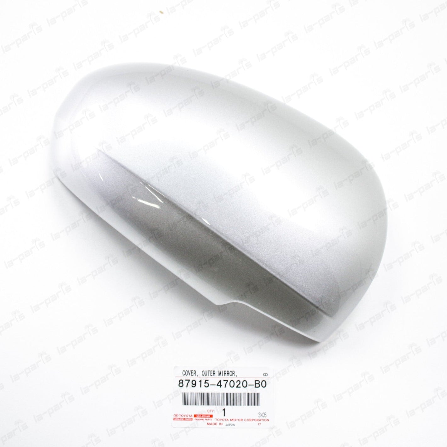Genuine OEM Toyota 10-15 Prius Prius V Passenger Side Mirror Cover Silver 1F7
