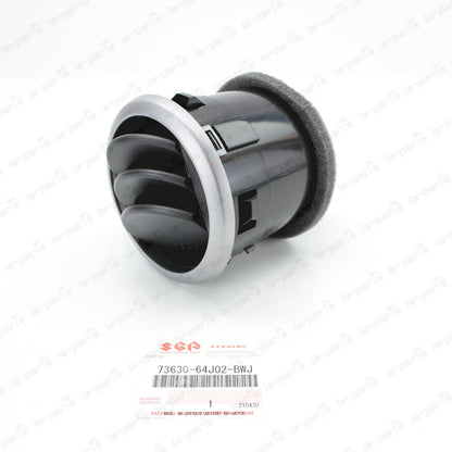 GENUINE SUZUKI 06-13 GRAND VITARA LOUVER SIDE VENT BLACK/GRAY 73630-64J02-BWJ
