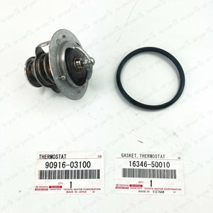 GENUINE TOYOTA TUNDRA 4RUNNER V8 LEXUS GS430 SC430 COOLANT THERMOSTAT W/GASKET
