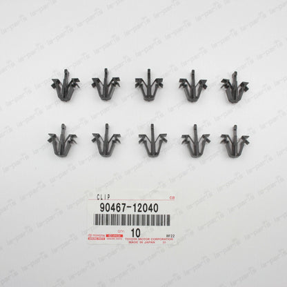 NEW GENUINE TOYOTA TACOMA RAV4 4RUNNER  90467-12040 NEW GRILLE CLIPS 10PC