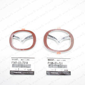 NEW GENUINE MAZDA RX-7 FD3S FRONT & REAR BADGE EMBLEM SET JDM SPIRIT R