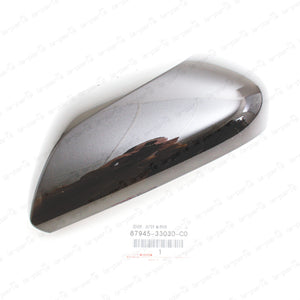 New Genuine Toyota 20-22 Prius 18-19 Camry Driver Side Mirror Cover Black 218