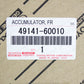 GENUINE LEXUS LX470 TOYOTA LAND CRUISER 100 SUSPENSION ACCUMULATORS SET OF 4