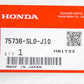 New Genuine OEM Honda Acura NSX-R NA1 Side Emblem 75736-SL0-J10 Pair