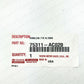 NEW GENUINE TOYOTA 2005 2006 2007 AVALON FRONT GRILLE EMBLEM  75311-AC020