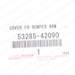 GENUINE TOYOTA 16-18 RAV4 PASSENGER SIDE FRONT BUMPER TOW EYE CAP 53285-42090
