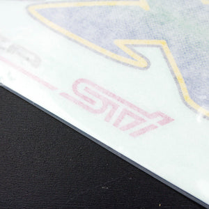 New JDM STi for Subaru 96-00 Impreza GC8 Rear WRX STi Decal Pink Version