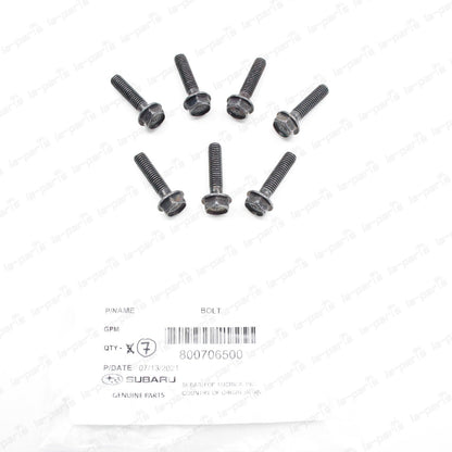 GENUINE SUBARU WRX STI FORESTER OUTBACK ENGINE OIL PUMP  BOLTS KIT 7 PCS