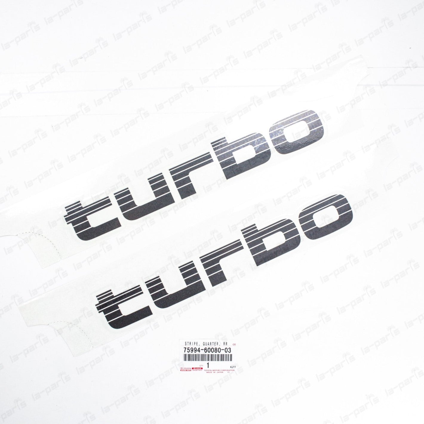 New Genuine Toyota Land Cruiser HDJ80 HDJ81 HDJ81V Turbo Rear Quarter Decal Pair