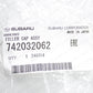New Genuine Subaru Sambar KS3 KS4 KV3 KV4 Domingo Fuel Filler Cap 742032062
