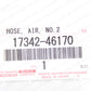 New Genuine Toyota Supra JZA80 MK4 2JZGE Vacuum Air Hose 17342-46170