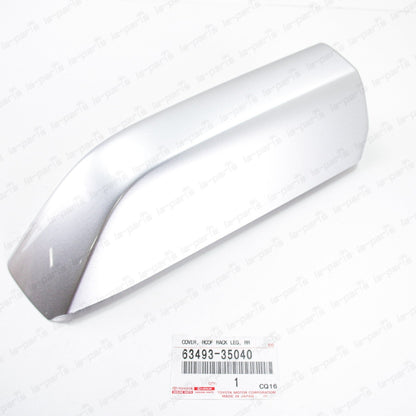 Genuine OEM Toyota 10-22 4Runner Silver Rear Right Roof Rack Cover 63493-35040