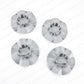 New Genuine Subaru 2006-2014 Tribeca Silver Wheel Hub Cover Center Cap SET of 4