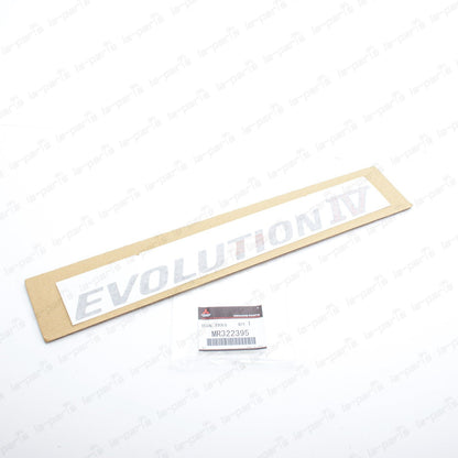 New Genuine OEM Mitsubishi Lancer EVO4 Silver EVOLUTION IV Decal MR322395 Qty:1
