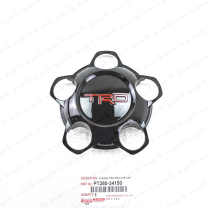 New Genuine Toyota 14-21 Tundra TRD Pro Gloss Black Wheel Center Cap PT280-34150