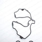 New Genuine Suzuki 86-06 GSX 600 750 Katana Cylinder Head Valve Cover Gasket Kit