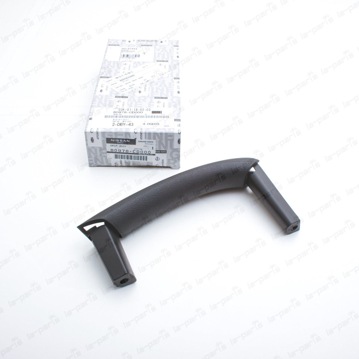 Genuine OEM Nissan 03-05 350Z Passenger Side Pull Handle Grip Black 80978-CD000