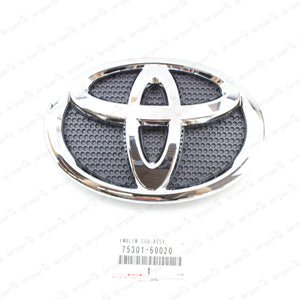 NEW GENUINE TOYOTA 15-21 LAND CRUISER CHROME FRONT GRILLE EMBLEM 75301-60020