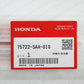 NEW GENUINE HONDA FIT GD2 JDM EMBLEM RED DOT 75722-SAA-010