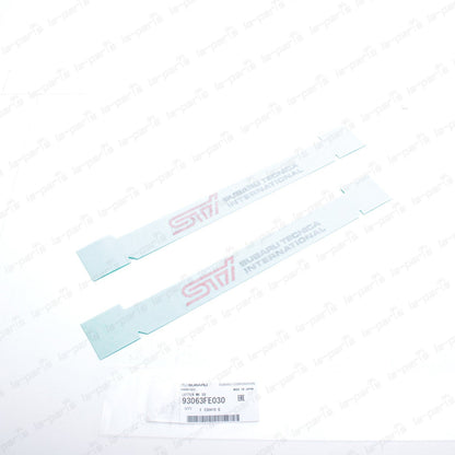 Genuine OEM Subaru WRX STi Door Decal "STi Subaru Technica International" Qty:2