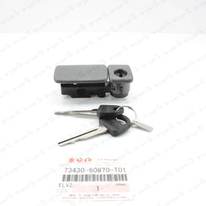NEW GENUINE FOR SUZUKI GRAND VITARA LOCK ASSY GLOVE BOX (GREY) 73430-60870-T01