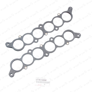 NEW GENUINE TOYOTA V6 3.4 L 5VZFE INTAKE MANIFOLD GASKET 17176-62040 SET OF 2