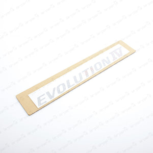 New Genuine OEM Mitsubishi Lancer EVO4 Silver EVOLUTION IV Decal MR322395 Qty:1