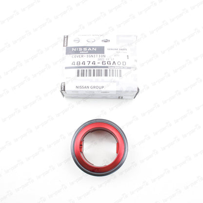 Genuine Nissan 370Z Z34 Nismo Red Push Start Button Surround Ring 48474-6GA0D