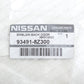 New Genuine OEM Nissan 01-04 Frontier Rear Tailgate Emblem 93491-8Z300