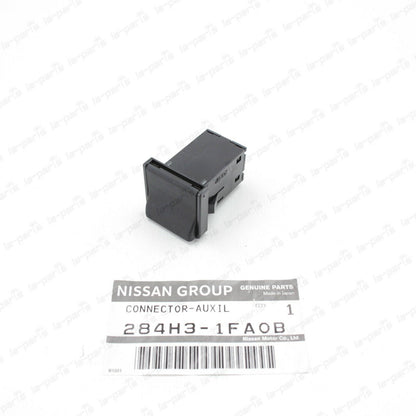 NEW GENUINE NISSAN INFINITI USB CONNECTOR AUXILIARY ADAPTER AUX 284H31FA0B