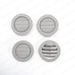 Genuine Nissan 04-15 Armada Infiniti QX56 Roof AC Vent Assy 66550-7S000 SET OF 4