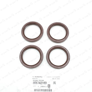 GENUINE SUBARU 2008-2017 WRX STI 2010-2017 LEGACY GT CAMSHAFT SEAL SET OF 4