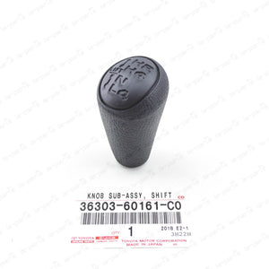 Genuine Toyota Land Cruiser 80 100 Transfer Case Black Shift Knob 36303-60161-C0