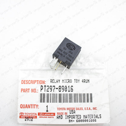 Genuine Toyota 07-12 FJ Cruiser Auxiliary Driving Fog Light Relay PT297-89016