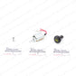 NEW GENUINE TOYOTA LAND CRUISER FJ40 BJ40 FOG LIGHT LAMP SWITCH & KNOB & NUT KIT