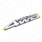 NEW GENUINE TOYOTA 91-97 LAND CRUISER FJ80 96-97 LX450 REAR FULL TIME 4WD EMBLEM