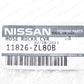 New Genuine Nissan Frontier NV Xterra Pathfinder 4.0 Left PCV Hose 11826-ZL80B