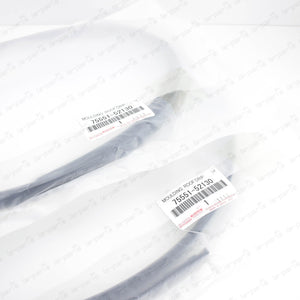 NEW GENUINE  TOYOTA 07-11 YARIS HATCH ROOF DRIP SIDE FINISH MOULDING SET OF 2