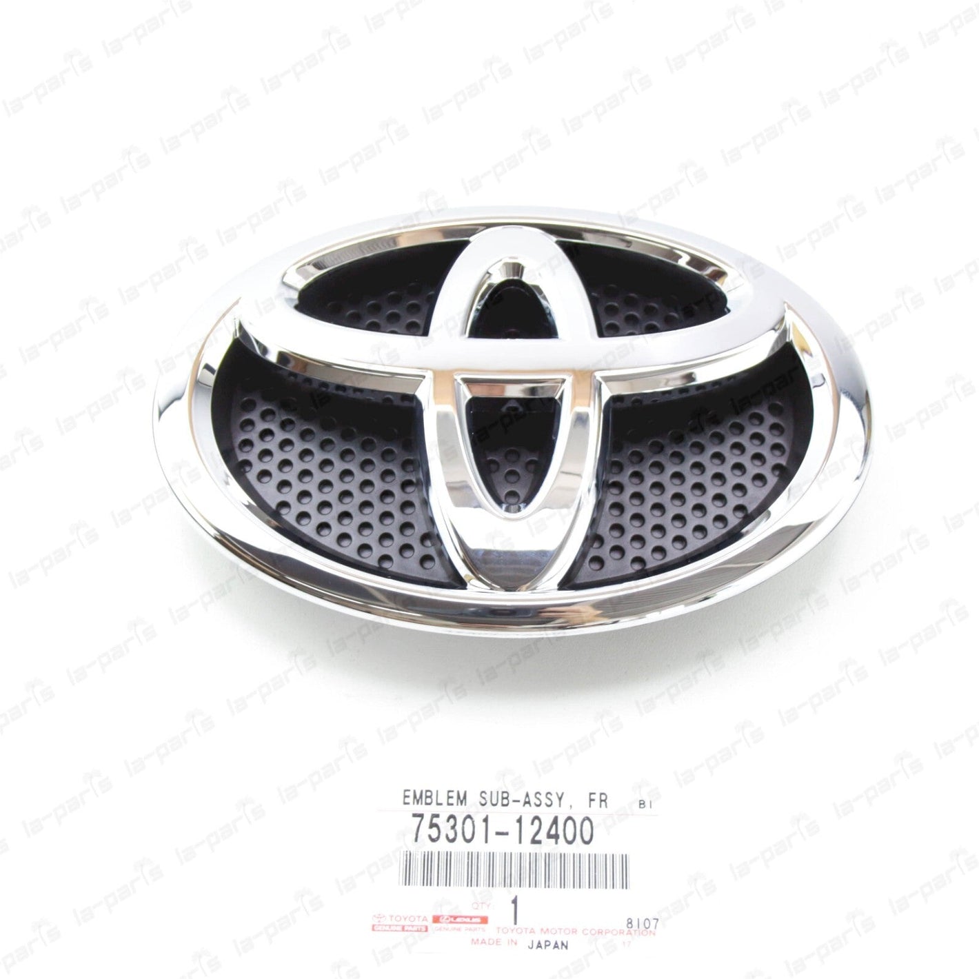 NEW GENUINE TOYOTA 13-15 RAV4 CHROME FRONT RADIATOR GRILLE EMBLEM 75301-12400