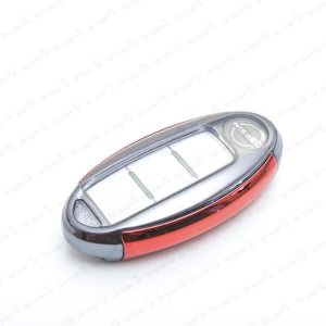 New Genune Nissan NISMO Intelligent Key Case Full Cover Chrome Red KWA10-60N10