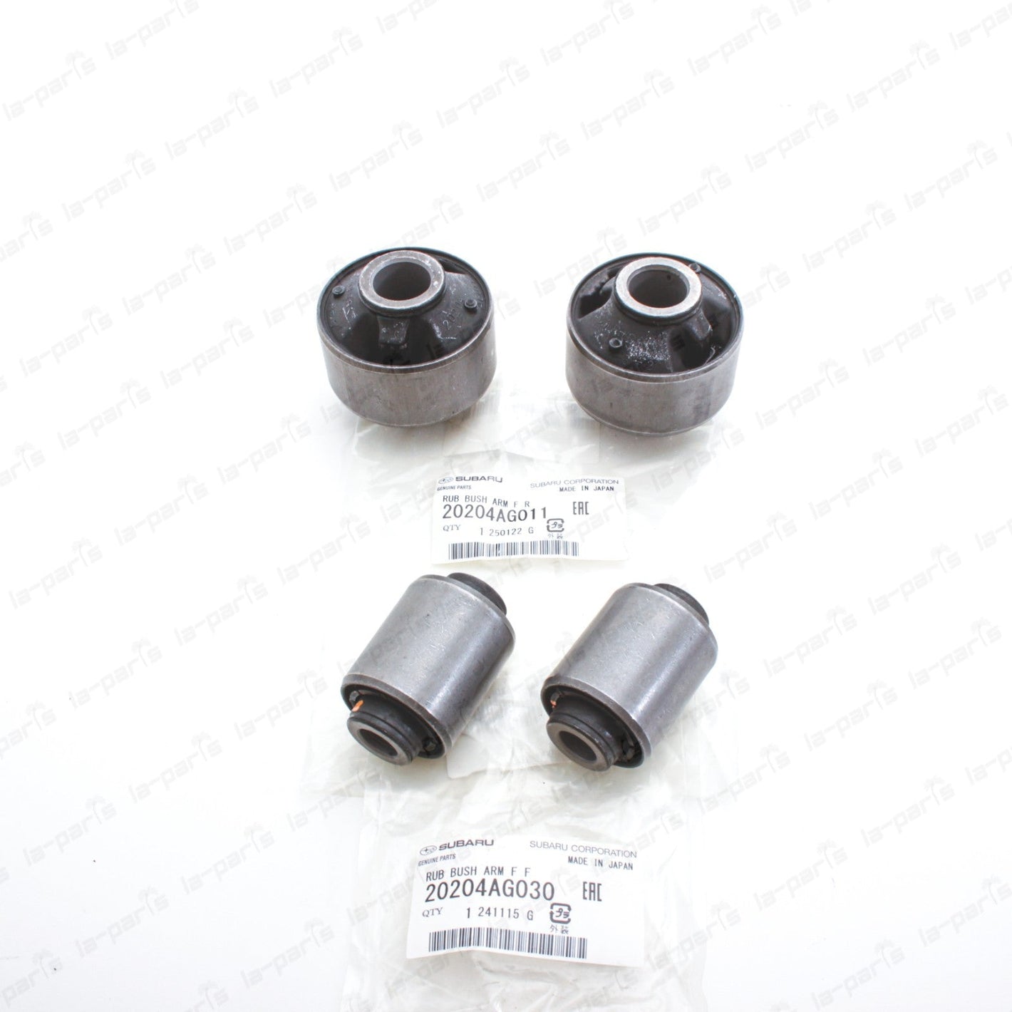 New Genuine OEM Subaru Front Control Arm Bushings 20204AG030 20204AG011 SET OF 4