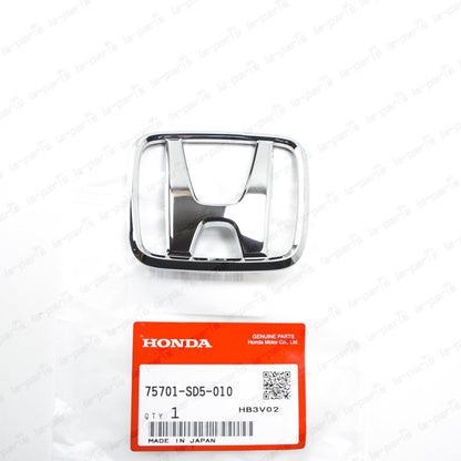 New Genuine OEM Honda 97- 01 Prelude Rear Trunk Lid Badge Center Chrome Emblem