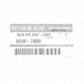 NEW GENUINE NISSAN  GRAY ROOF A/C AIR VENT GRILLE 66550-7S000