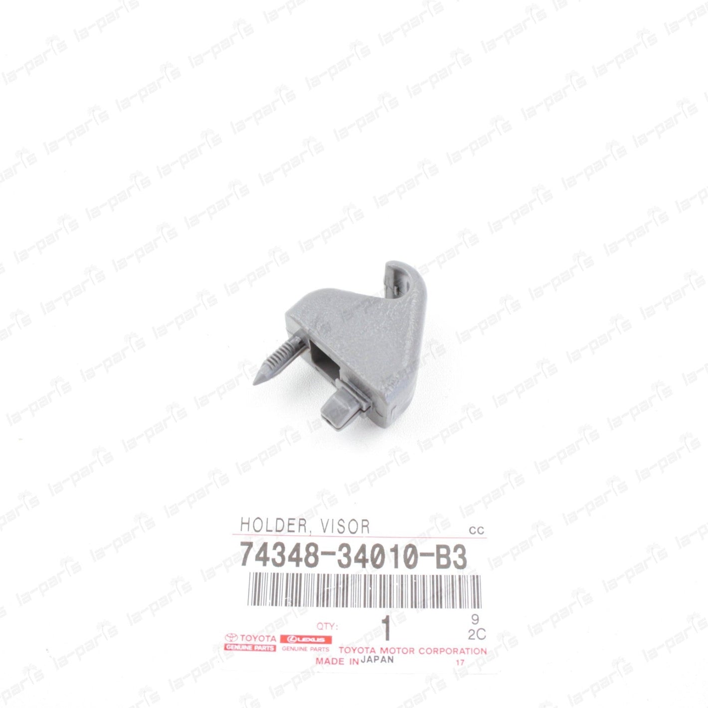 New Genuine for Toyota 4Runner Lexus GX470 Holder Visor STONE CLR 74348-34010-B3